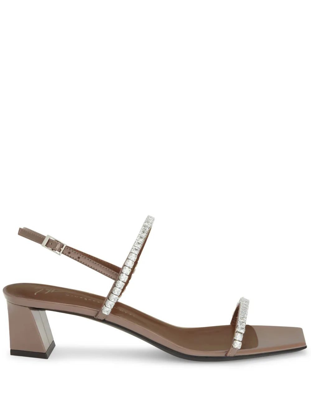 Giuseppe Zanotti 45mm Valentiine Crystal slingback sandals