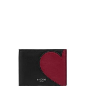 Moschino heart-motif leather wallet