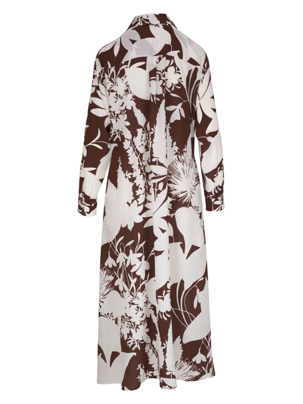 Michael Kors leaf-print silk shirtdress - Image 2