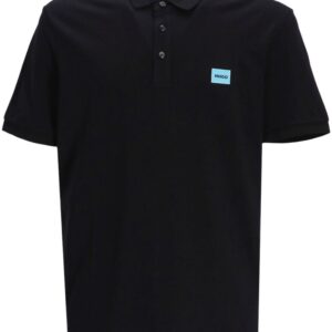 HUGO Dereso logo-print polo shirt