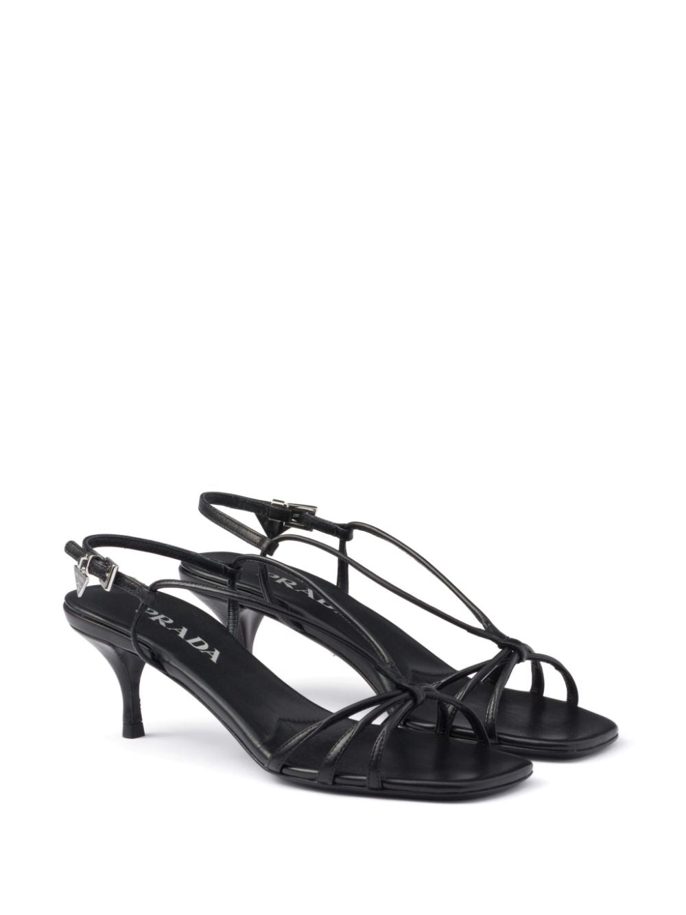 Prada 55mm leather sandals - Image 2
