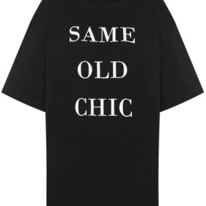 Moschino slogan-print cotton T-shirt