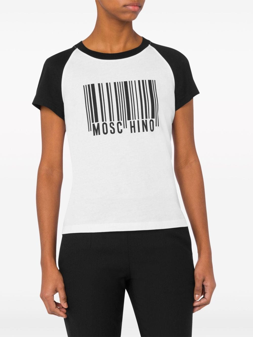 Moschino barcode-print cotton T-shirt - Image 2