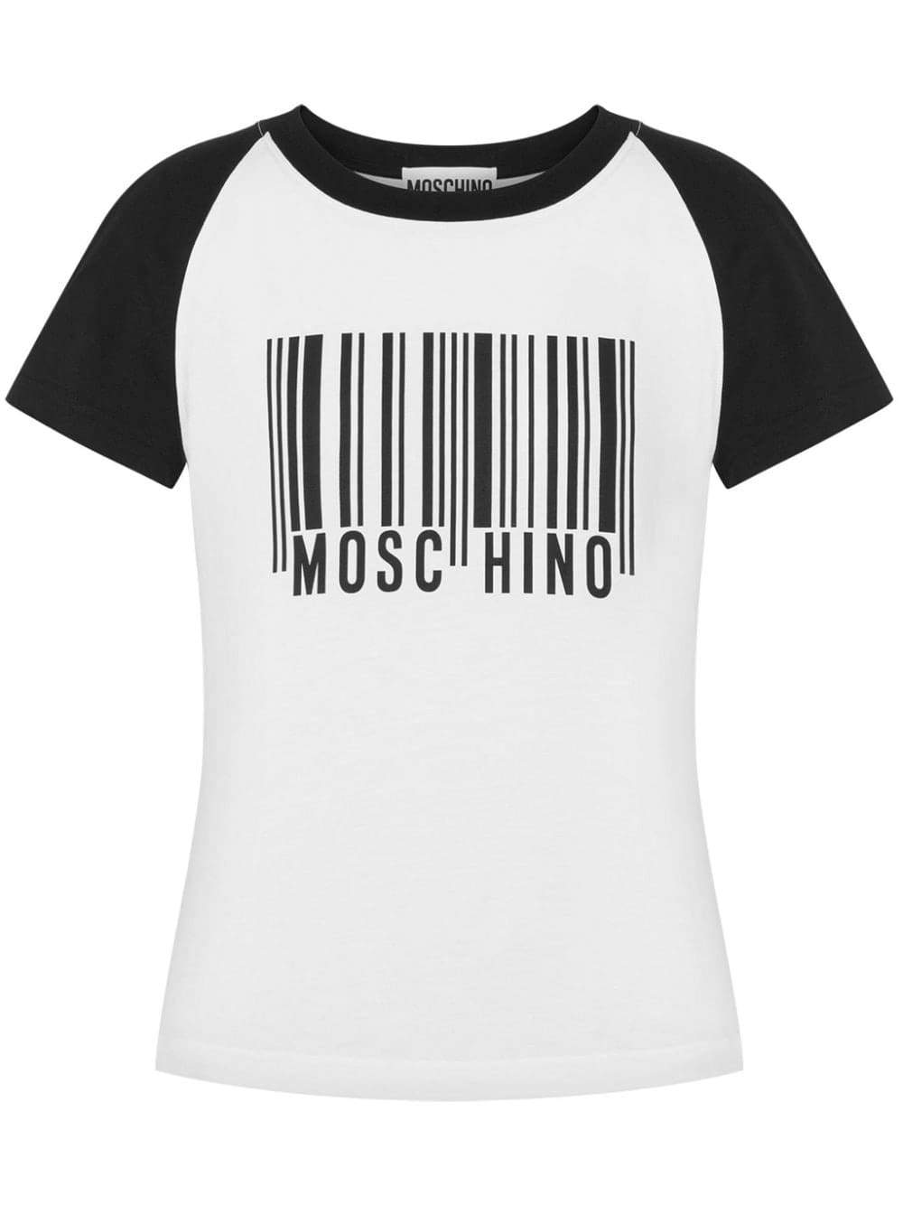 Moschino barcode-print cotton T-shirt