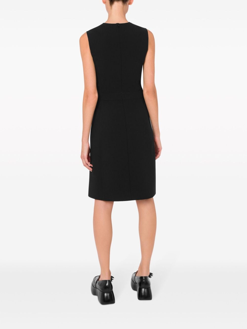 Moschino safety pin-detail sleeveless dress - Image 3