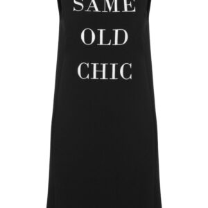 Moschino embroidered round-neck dress