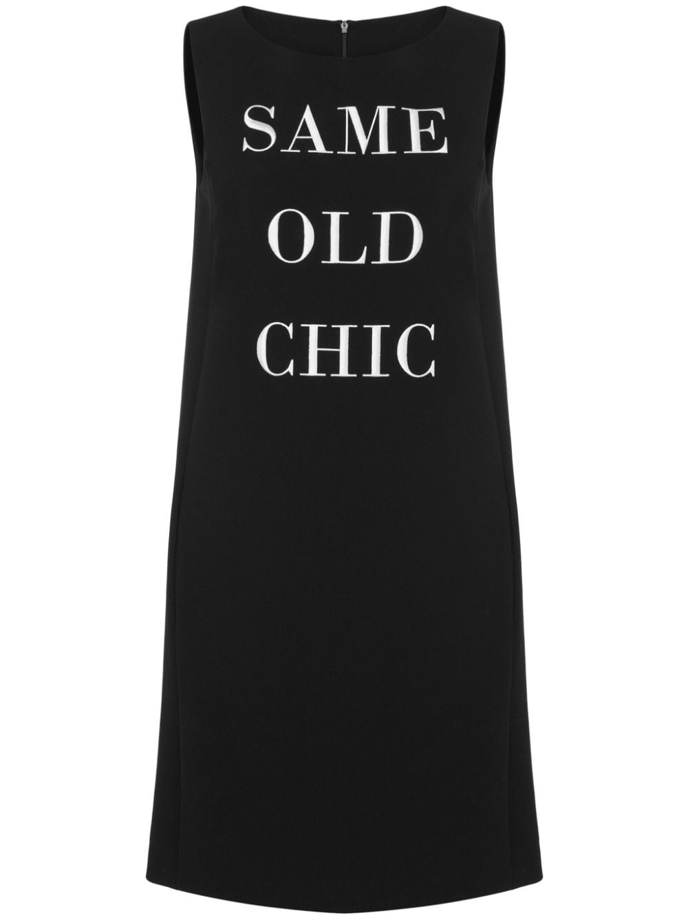 Moschino embroidered round-neck dress