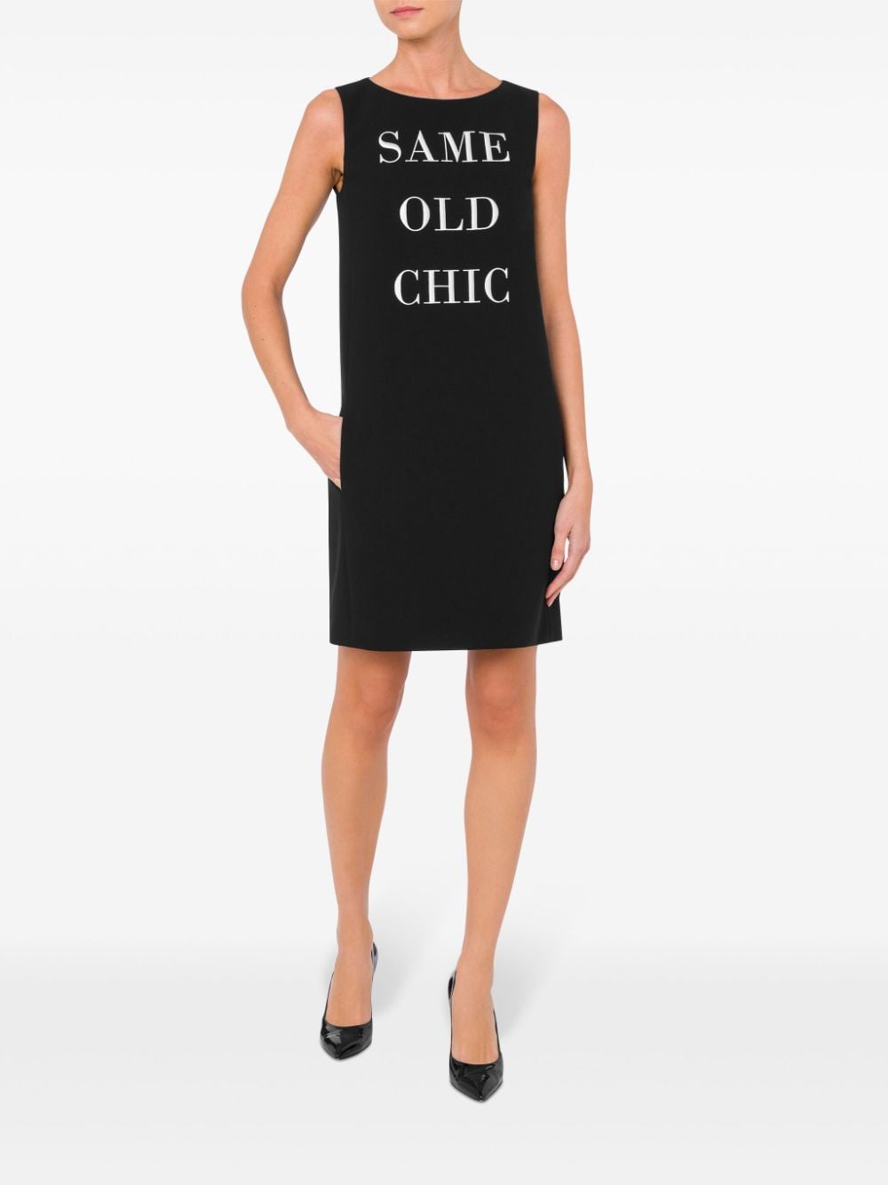 Moschino embroidered round-neck dress - Image 2