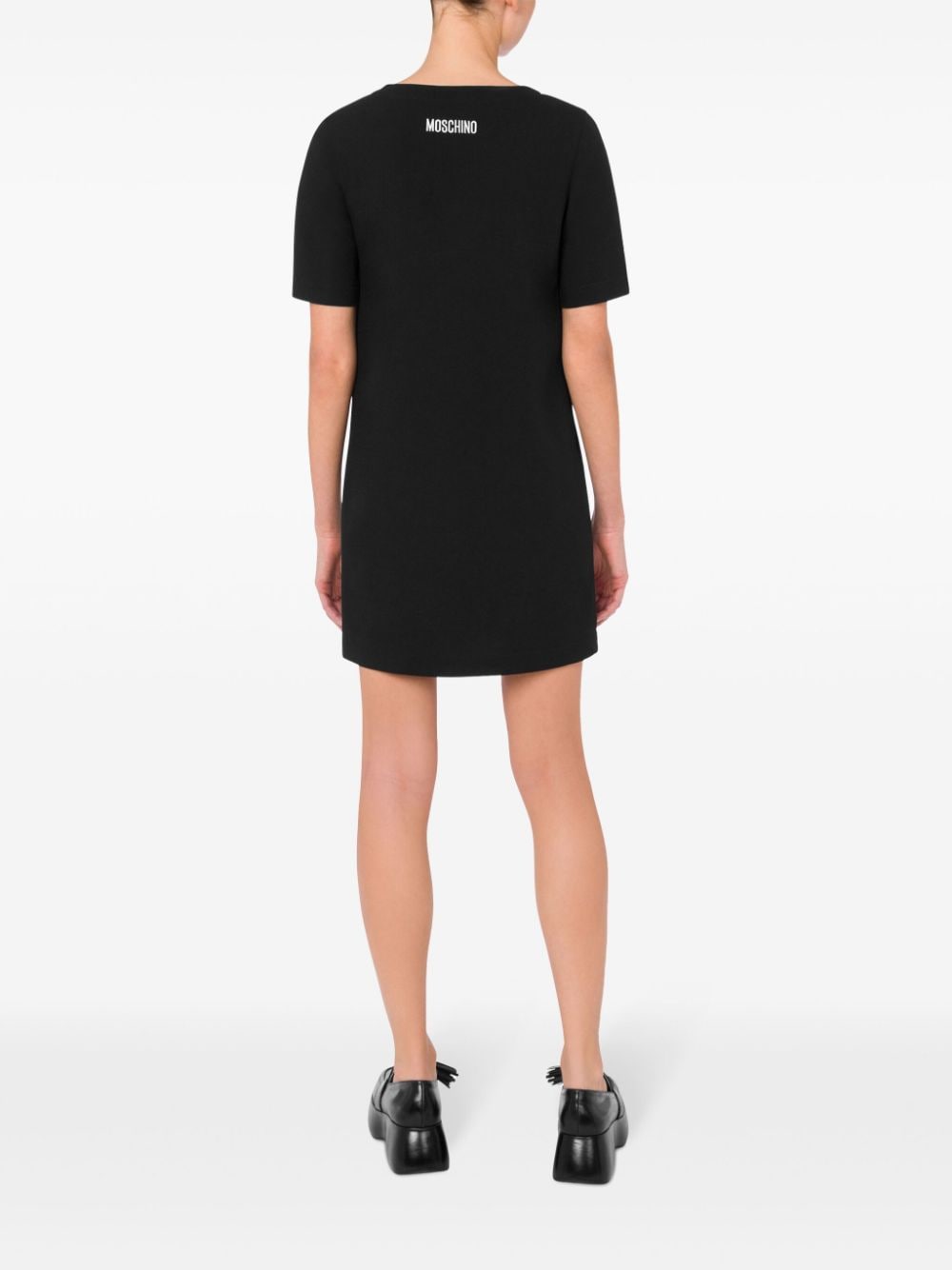 Moschino text-print round-neck dress - Image 3