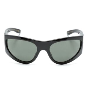 Gucci Eyewear logo-plaque oval-frame sunglasses