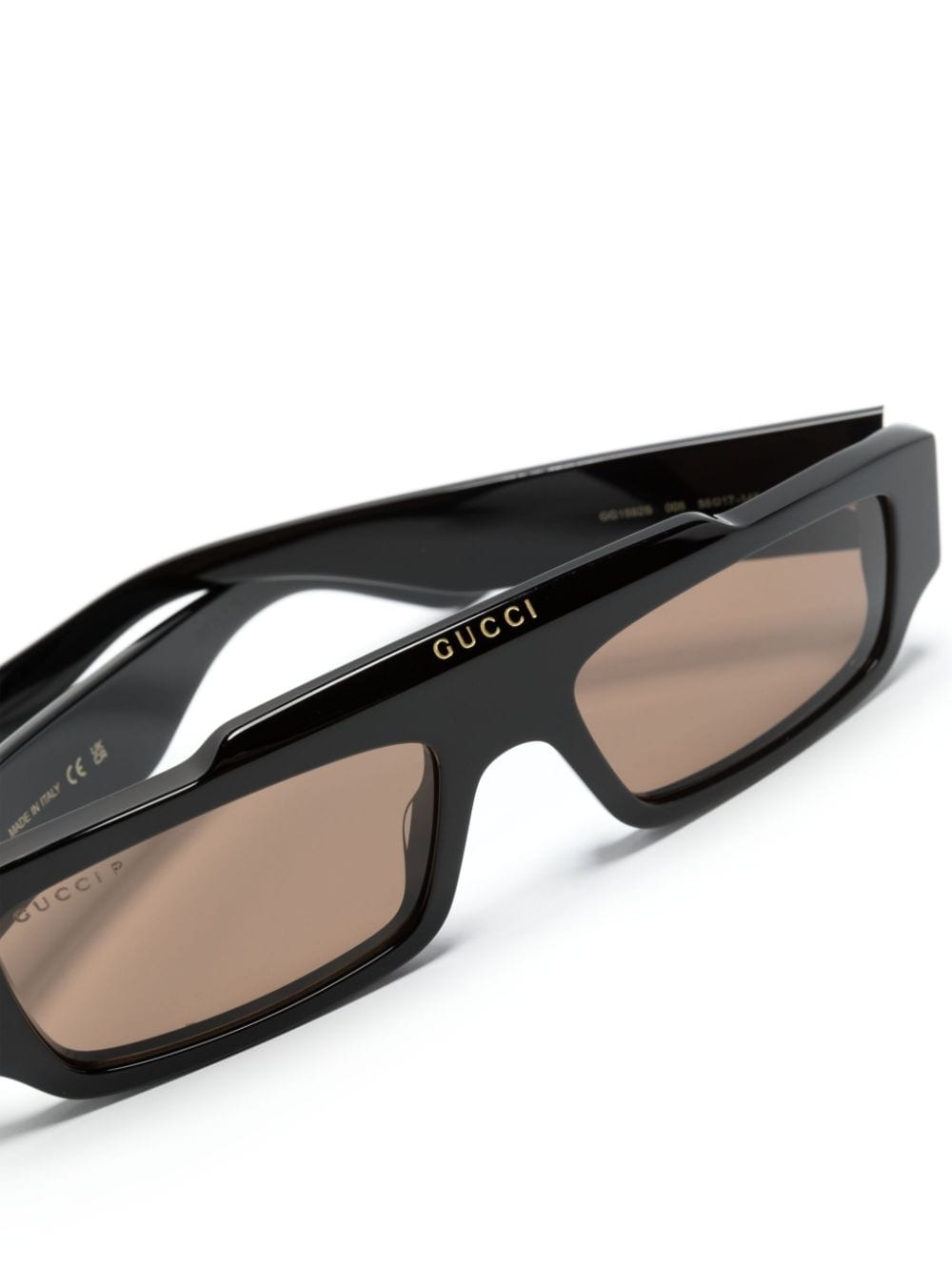Gucci Eyewear logo-print rectangle-frame sunglasses - Image 3