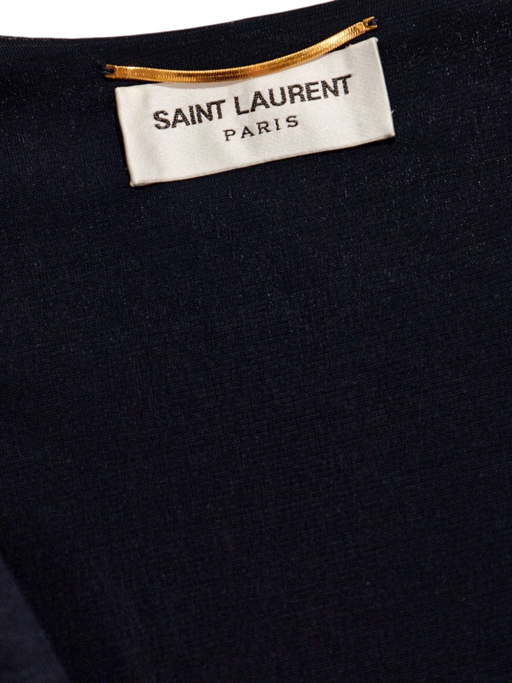 Saint Laurent ruched V-neck minidress - Image 6