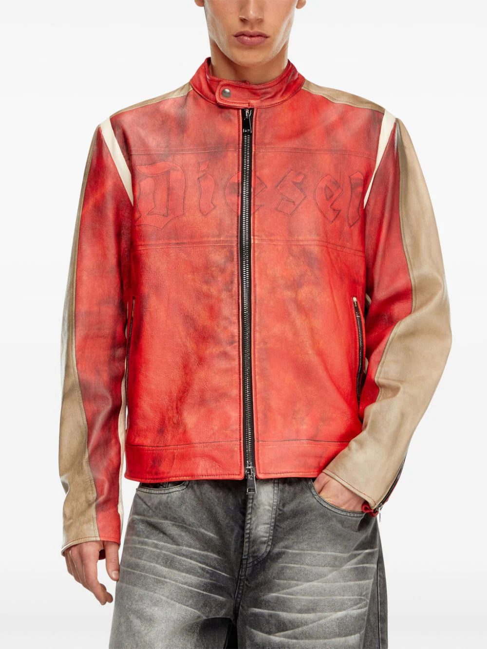 Diesel L-Ruscha leather jacket - Image 3