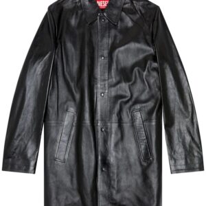 Diesel  L-Cordier panelled leather jacket