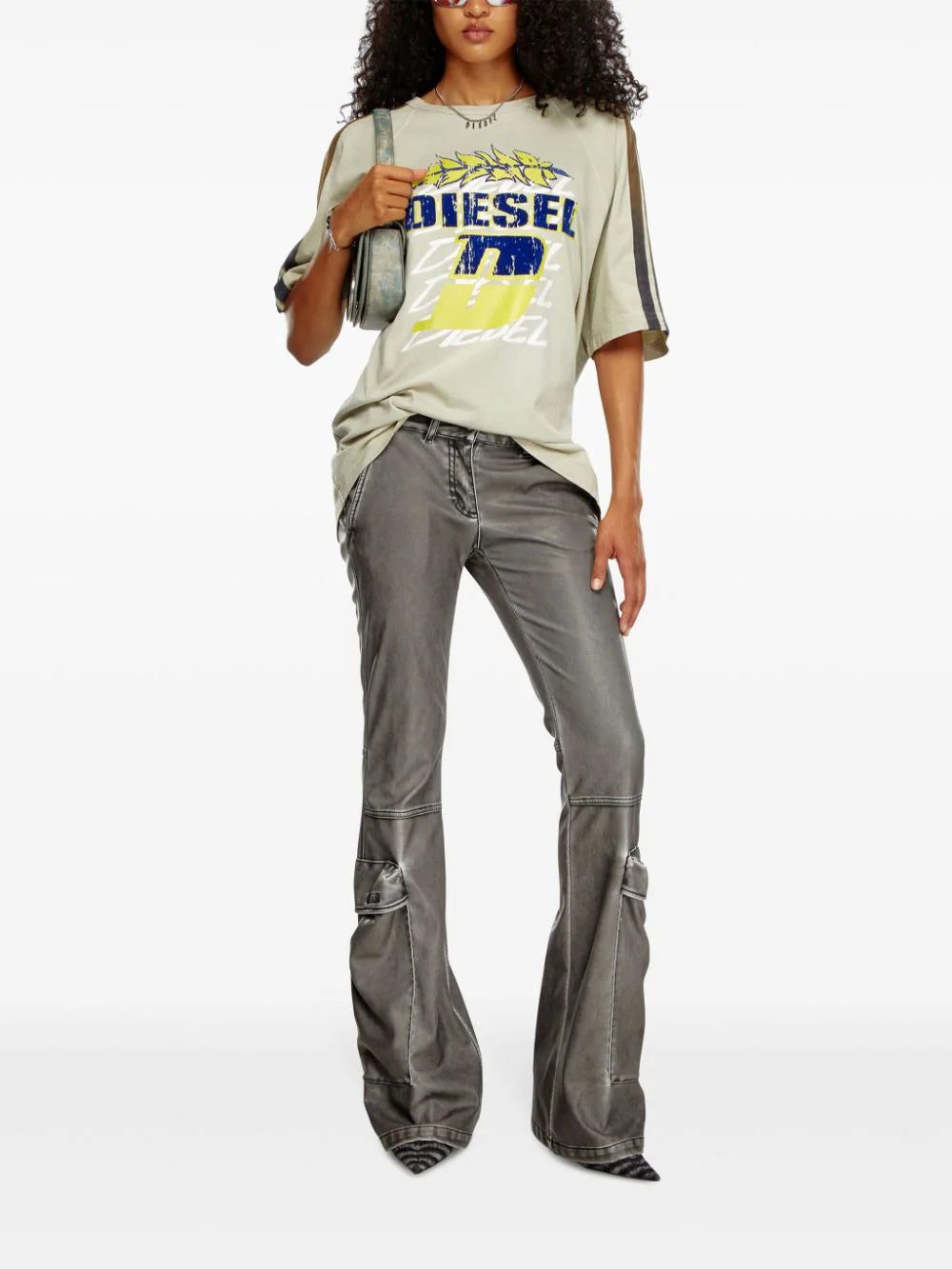 Diesel flared cargo trousers - Image 2