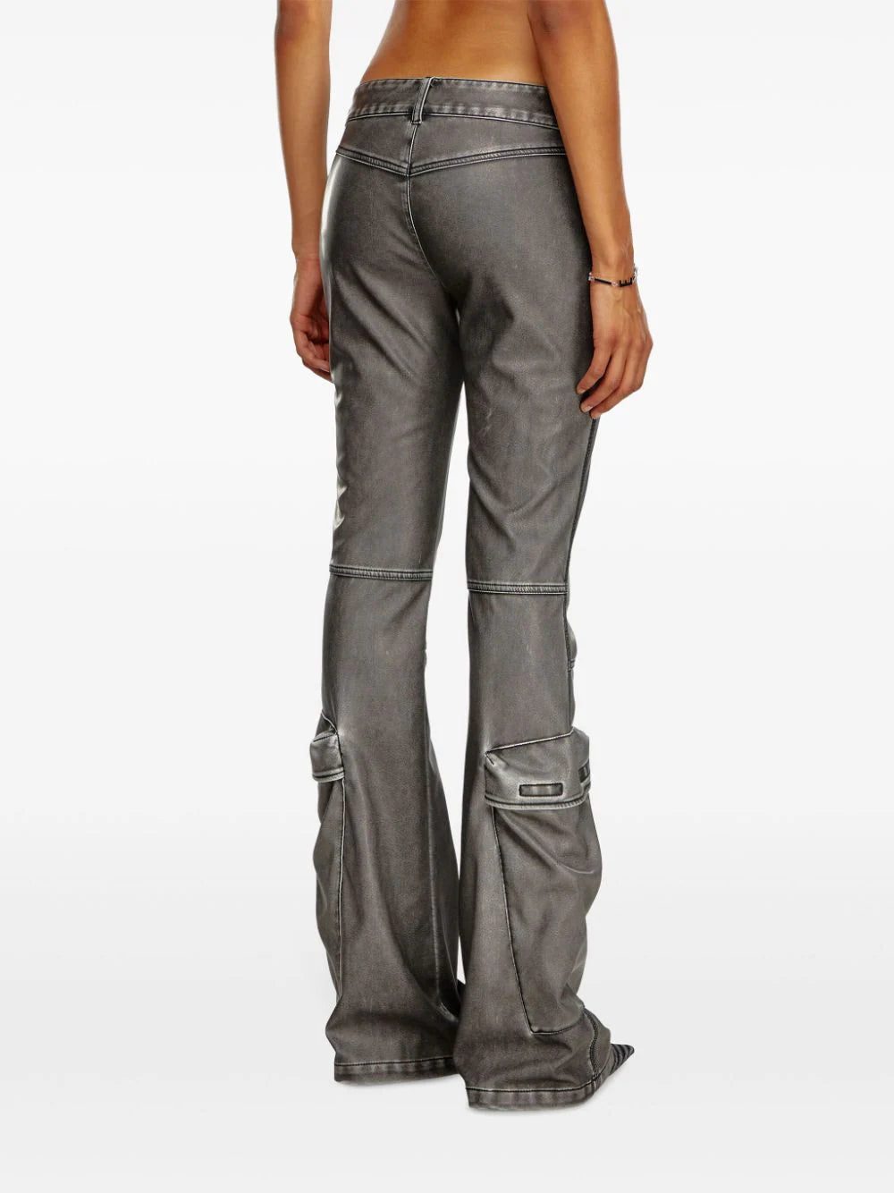 Diesel flared cargo trousers - Image 4