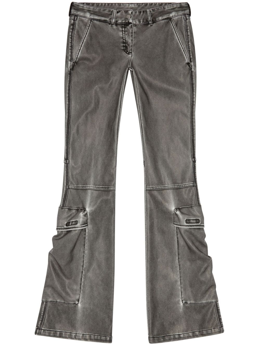 Diesel flared cargo trousers
