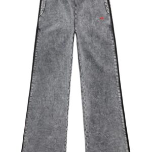 Diesel  elasticated-waist straight-leg trousers
