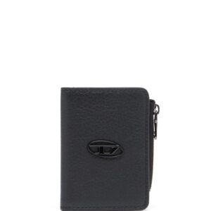 Diesel logo plaque leather wallet