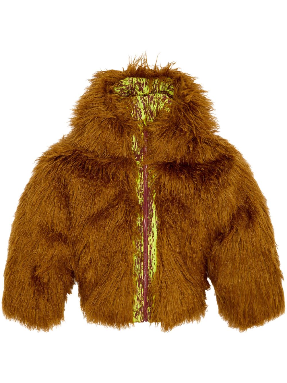 Diesel W-ASABI faux-fur jacket