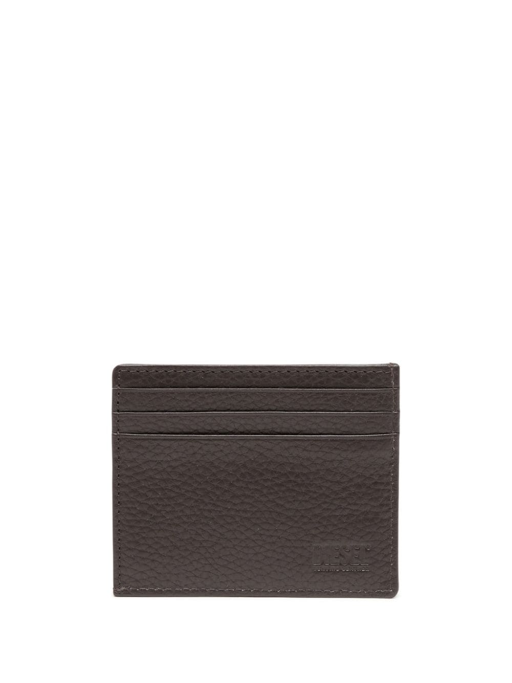 Diesel logo-plaque leather card holder - Image 2