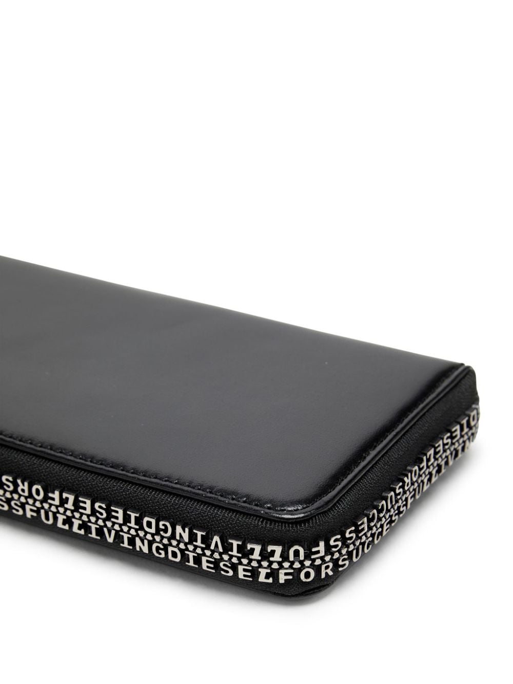 Diesel logo-lettering leather wallet - Image 3