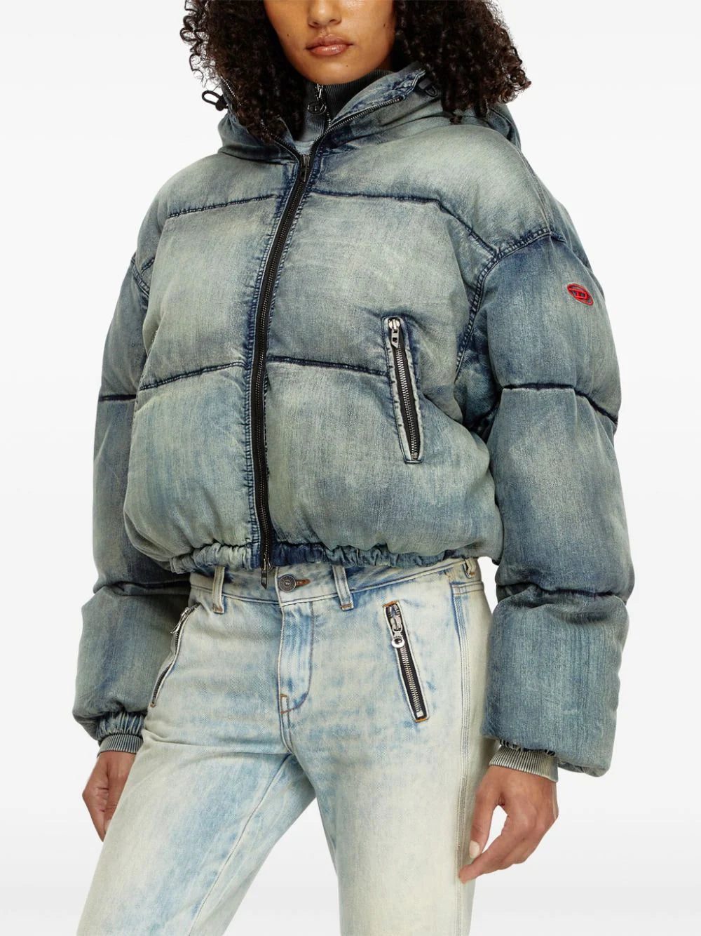 Diesel W-Aves puffer jacket - Image 3
