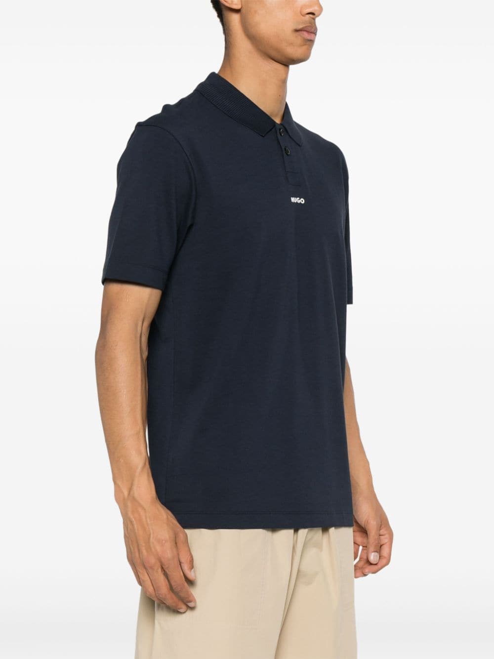 HUGO logo-print polo shirt - Image 3
