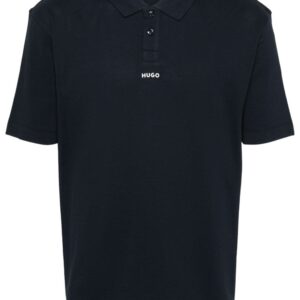 HUGO logo-print polo shirt