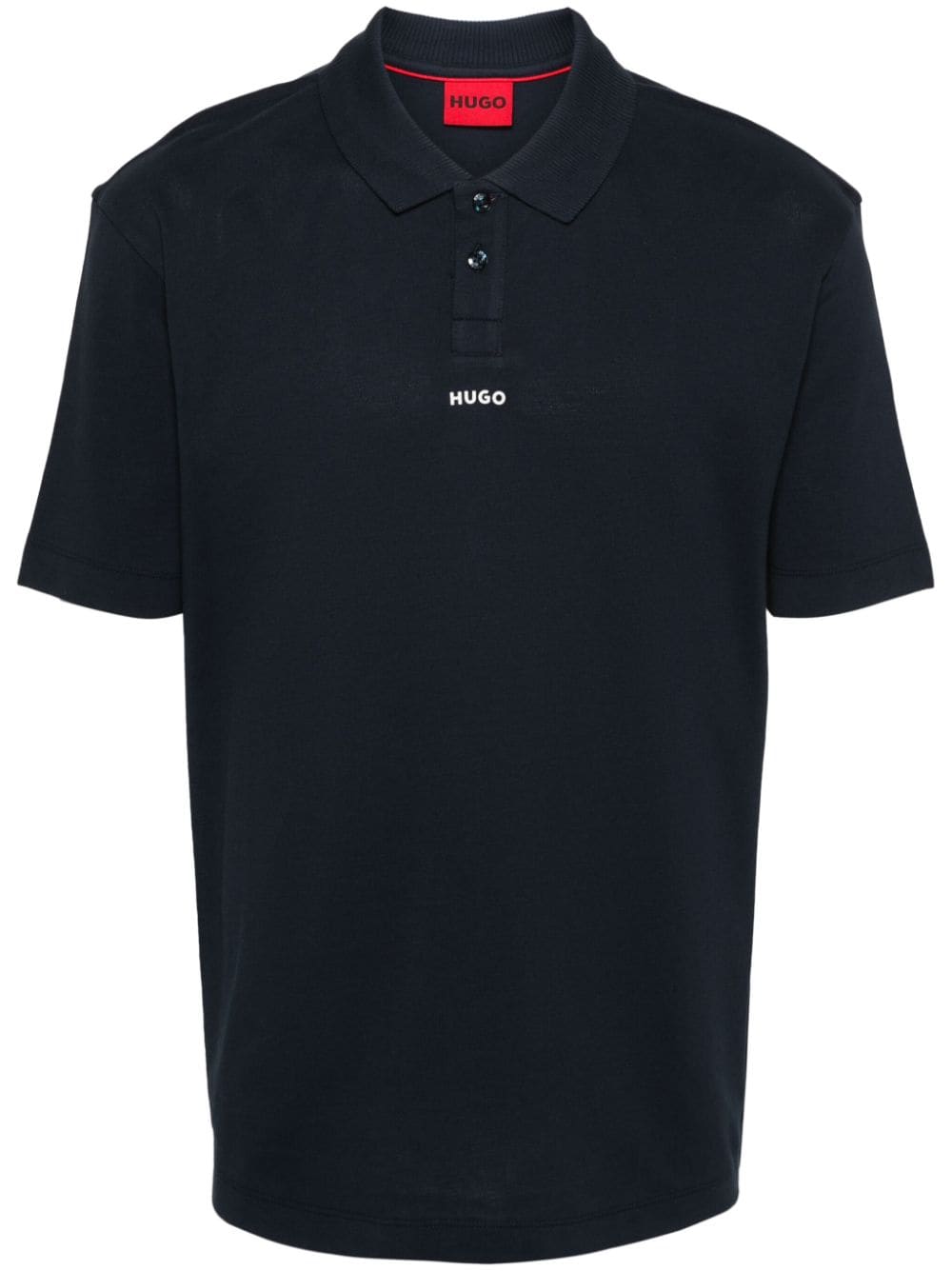 HUGO logo-print polo shirt
