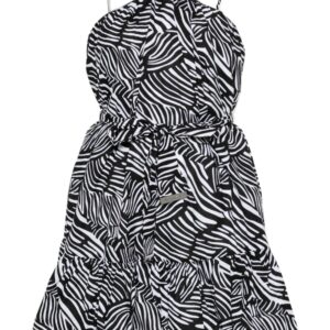 Michael Michael Kors zebra-print belted mini dress