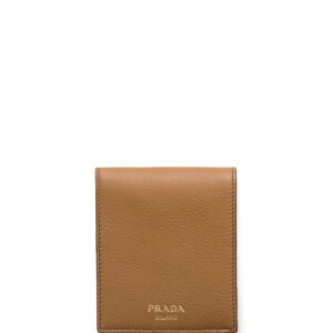 Prada leather bi-fold wallet