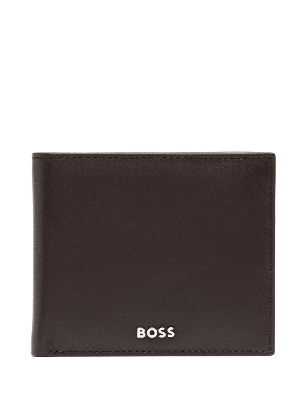 BOSS logo-lettering bi-fold wallet
