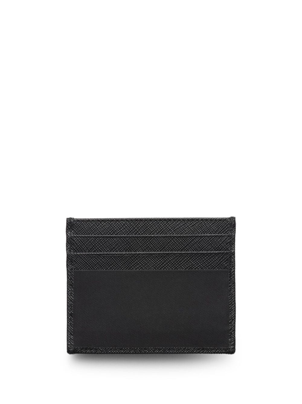 Prada triangle-logo leather wallet - Image 2