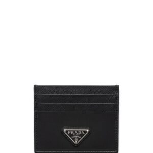 Prada triangle-logo leather wallet