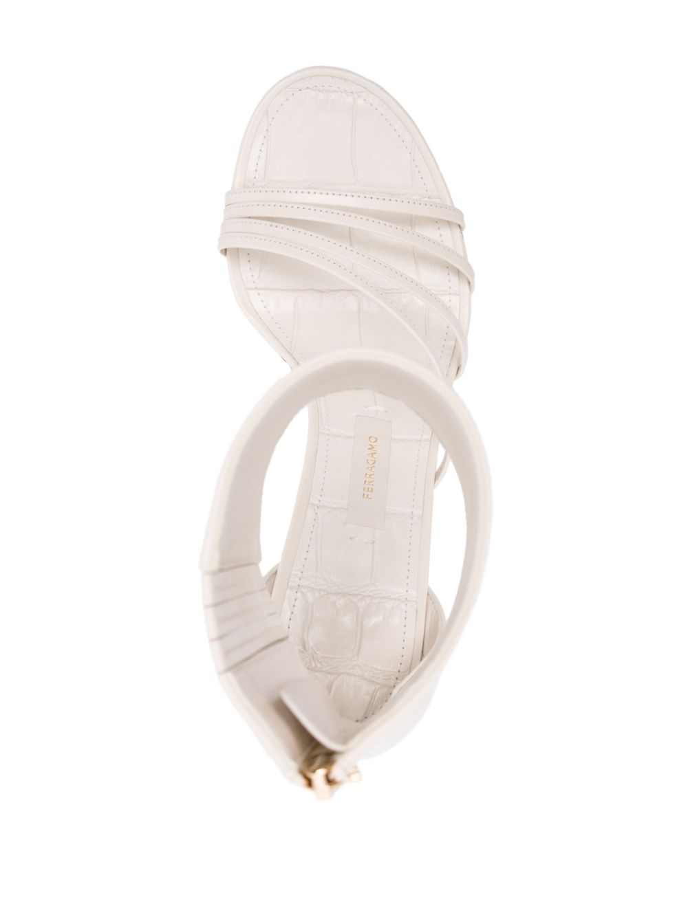 Ferragamo 85mm multi-way strap leather sandals - Image 4