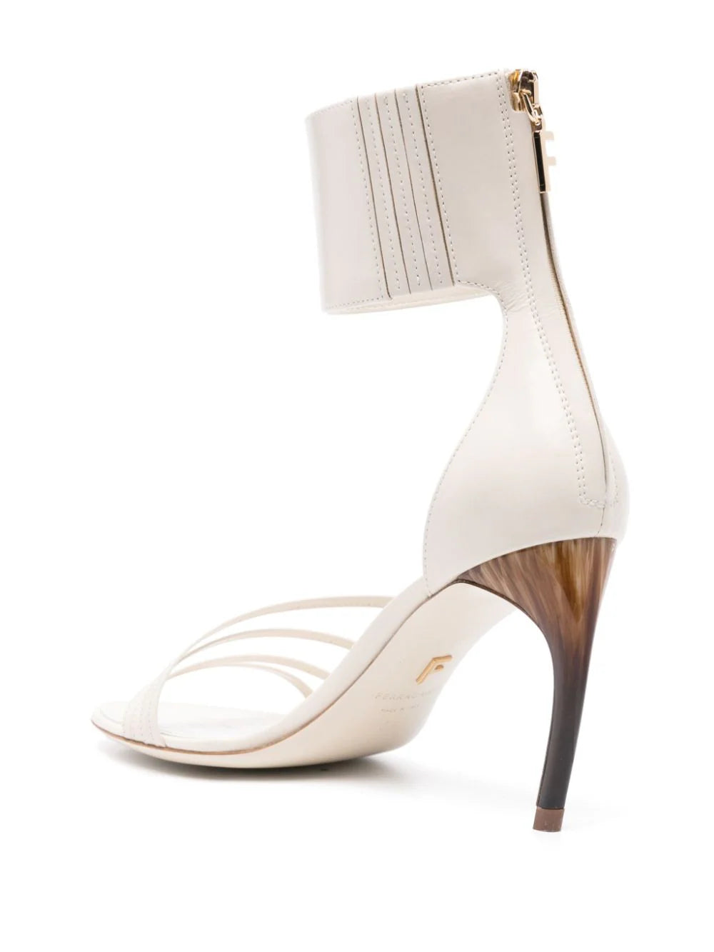 Ferragamo 85mm multi-way strap leather sandals - Image 3