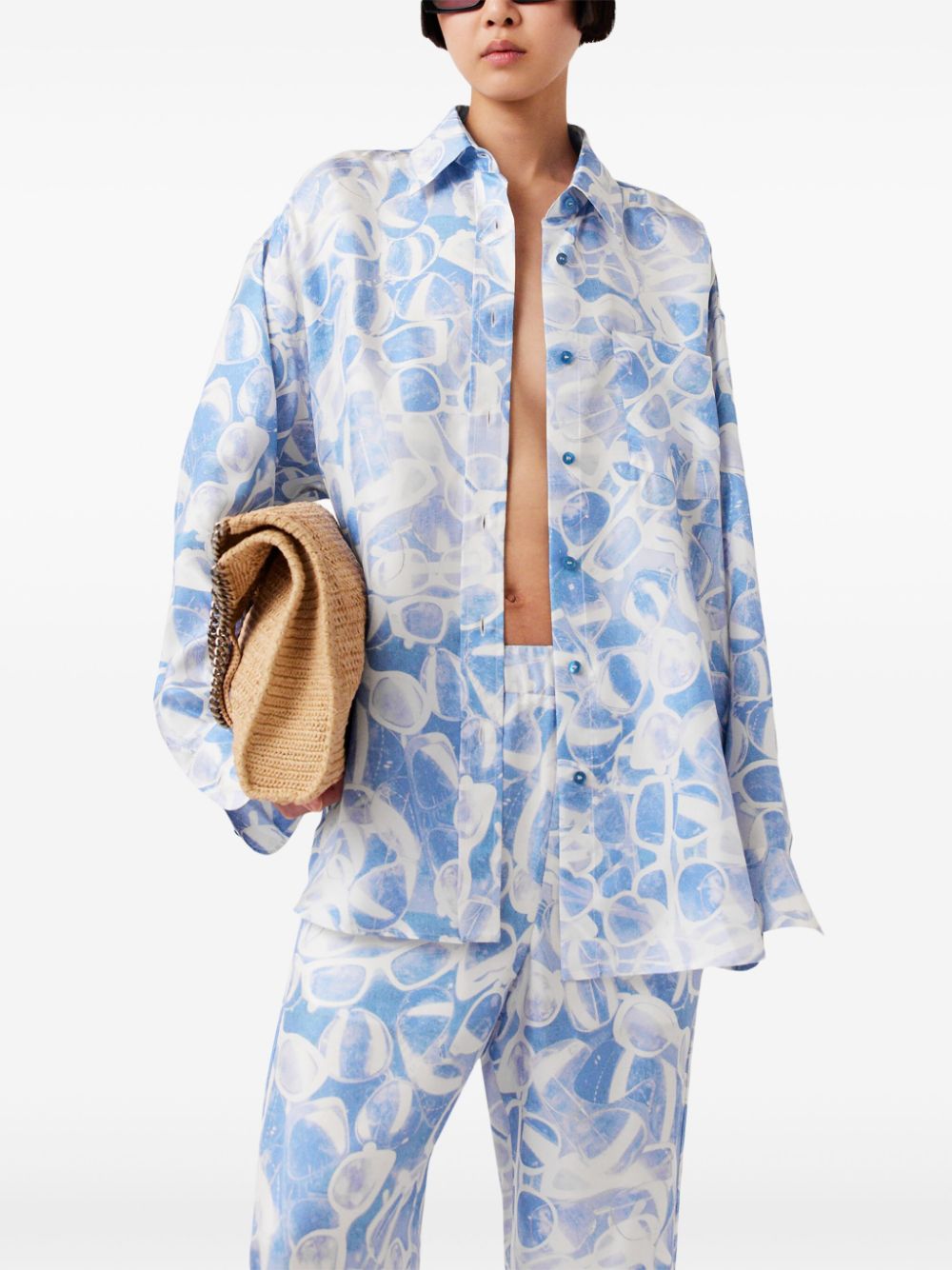 Stella McCartney sunglasses-print shirt - Image 3