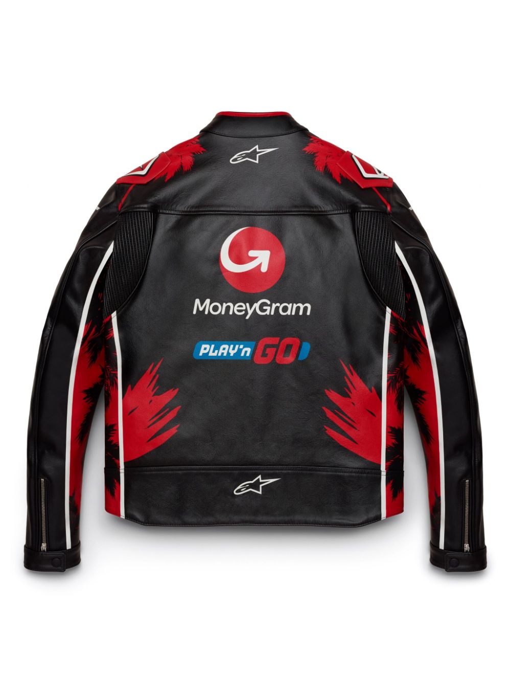 Palm Angels x Alpinestars x Haas leather jacket - Image 2