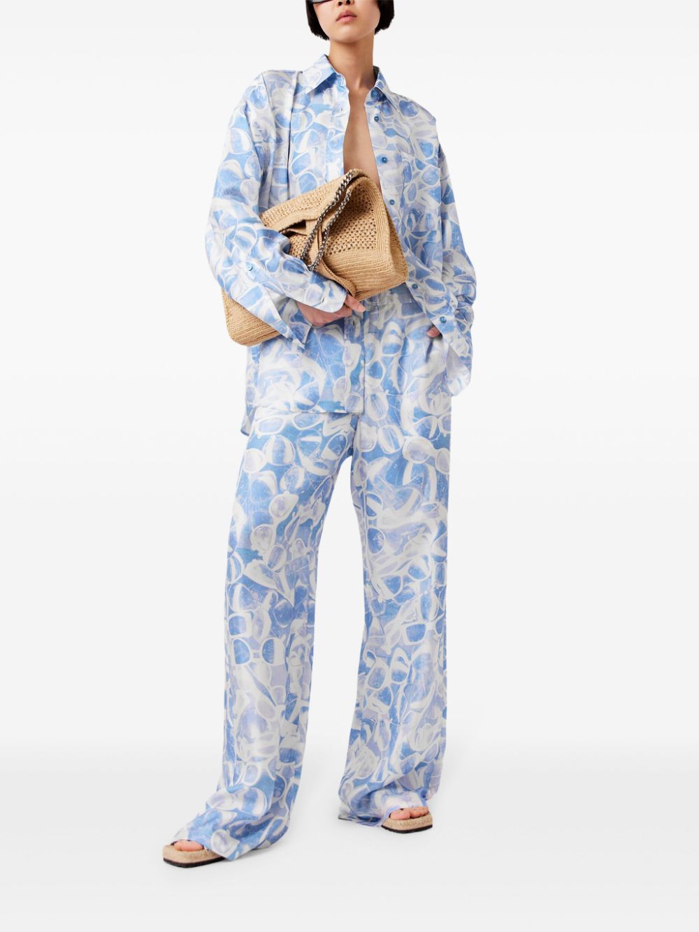 Stella McCartney sunglasses print pajama trousers - Image 2