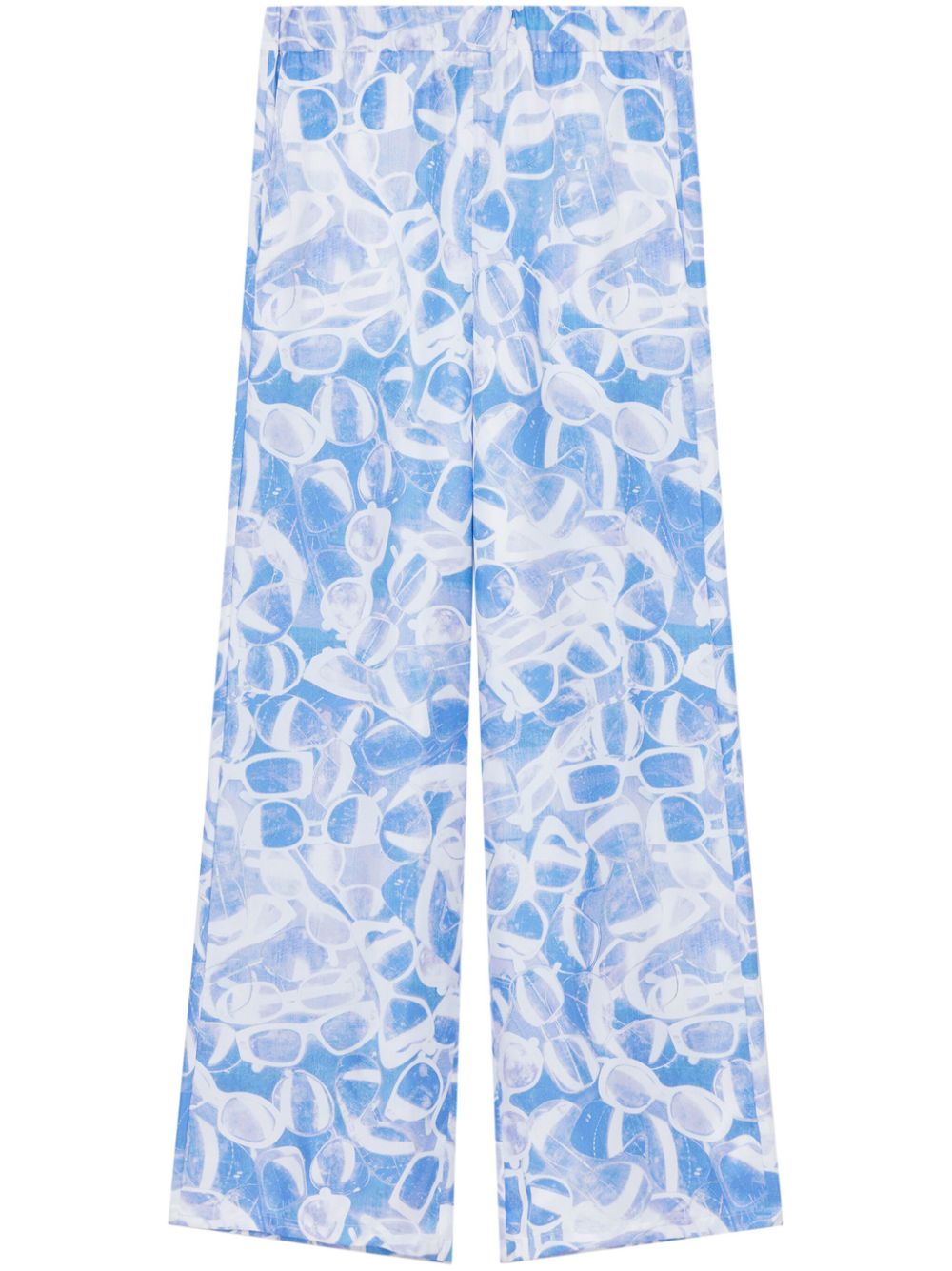 Stella McCartney sunglasses print pajama trousers