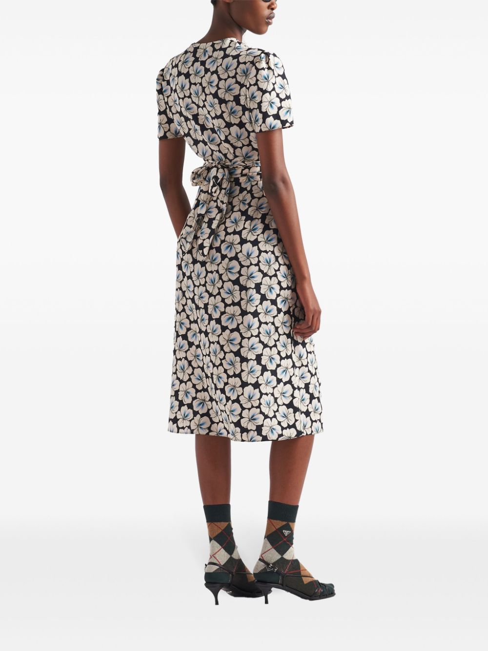 Prada floral-print cropped top - Image 2