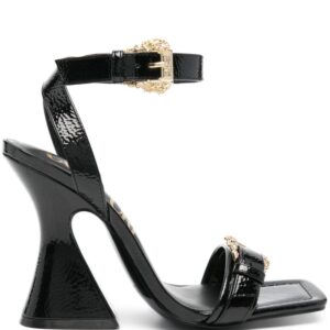 Versace Jeans Couture  110mm buckle-detail sandals
