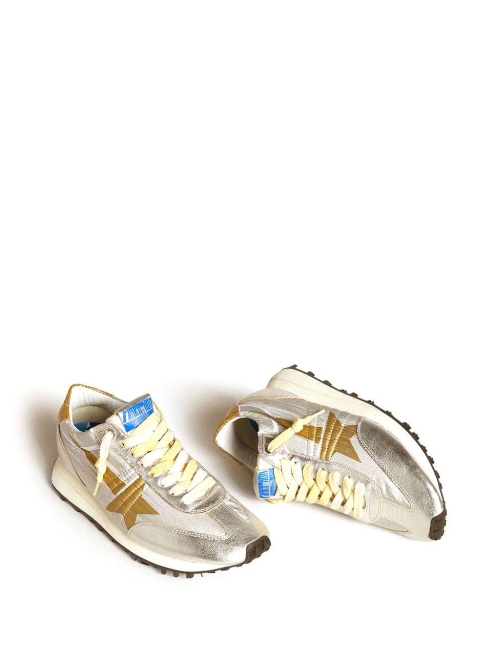 Golden Goose Star Printed Glitter Trainers - Image 4