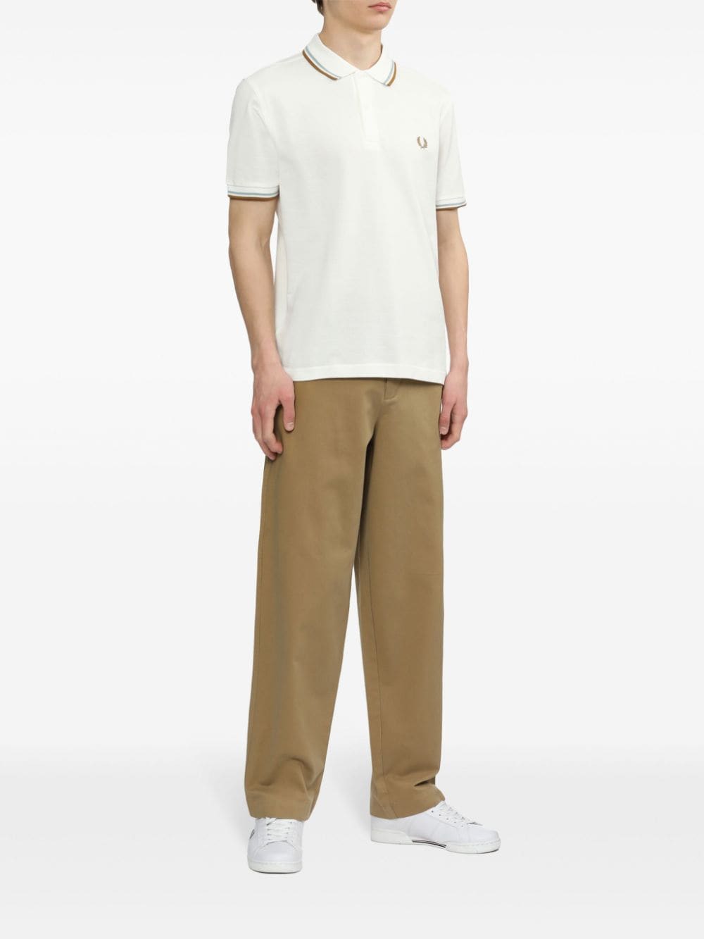 Fred Perry embroidered-logo cotton polo shirt - Image 2