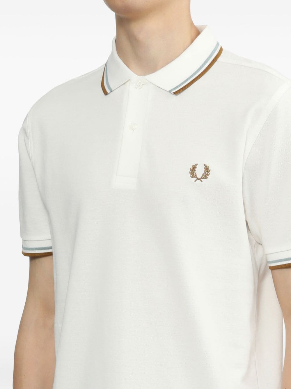 Fred Perry embroidered-logo cotton polo shirt - Image 5