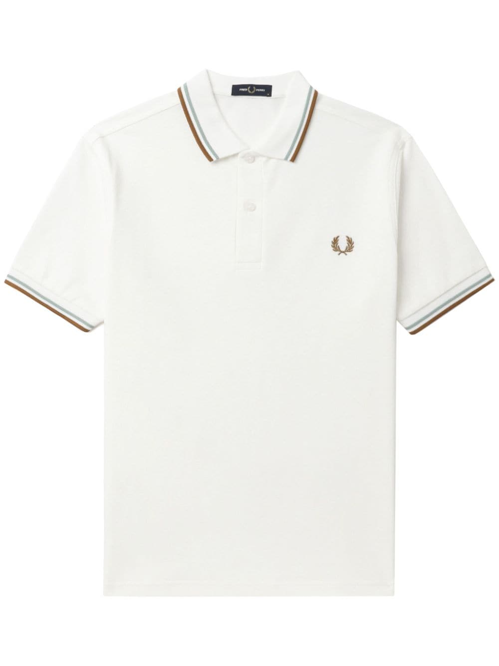 Fred Perry embroidered-logo cotton polo shirt
