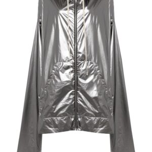Rick Owens x Champion metallic hooded jacket