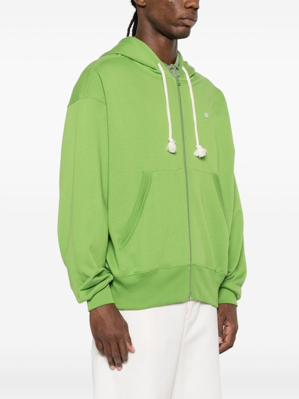 Acne Studios organic cotton zip-up hoodie - Image 4