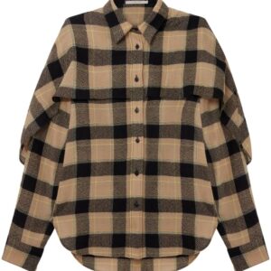 Stella McCartney  check wool shirt